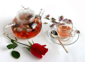 trà giảm cân từ hoa hồng